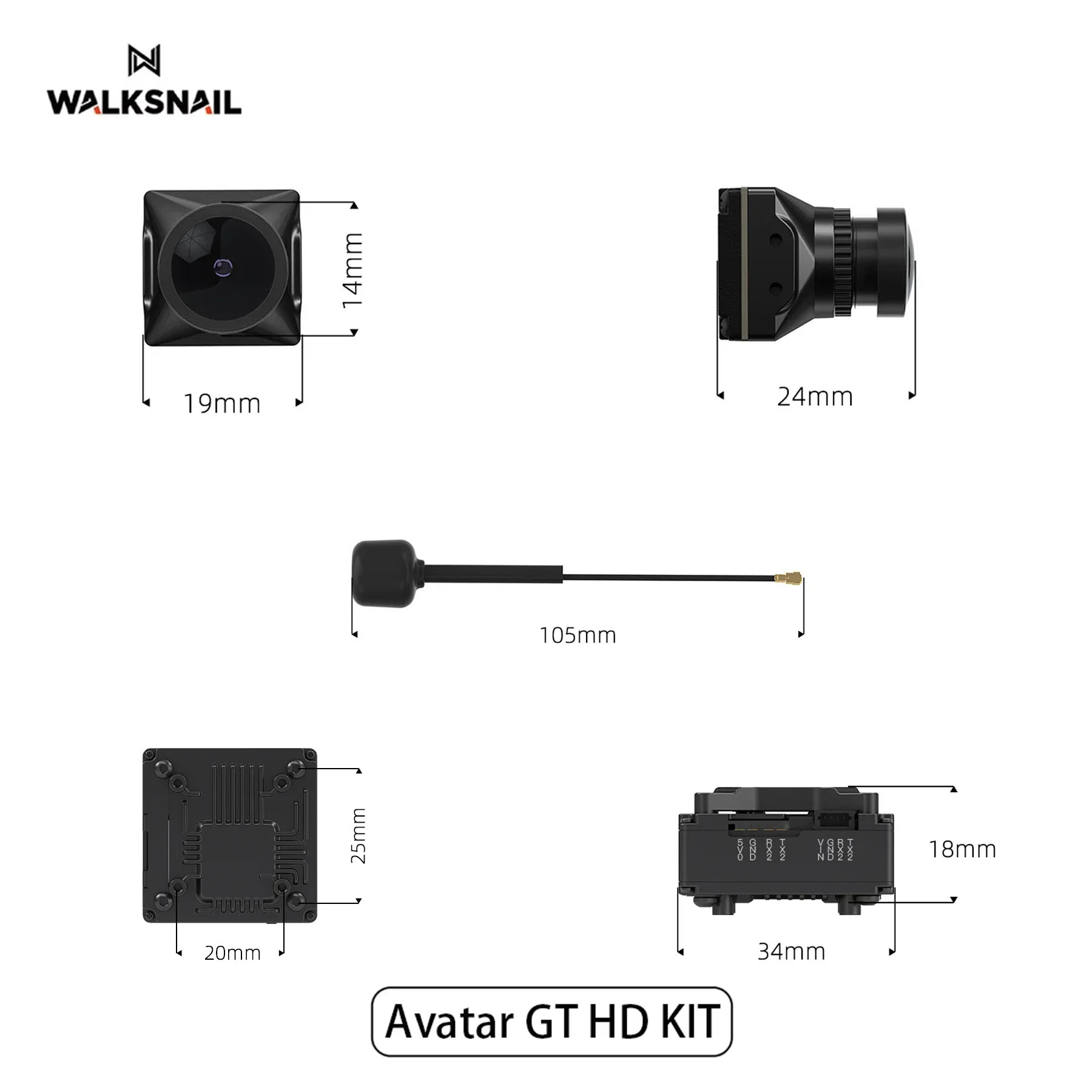 Walksnail Avatar GT HD KIT 2W  - Drone Antenna 리뷰 및 가격